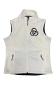 Women's Fleece Vests : White